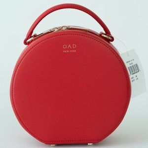 OAD New York Calf Mini Circle Satchel - Red